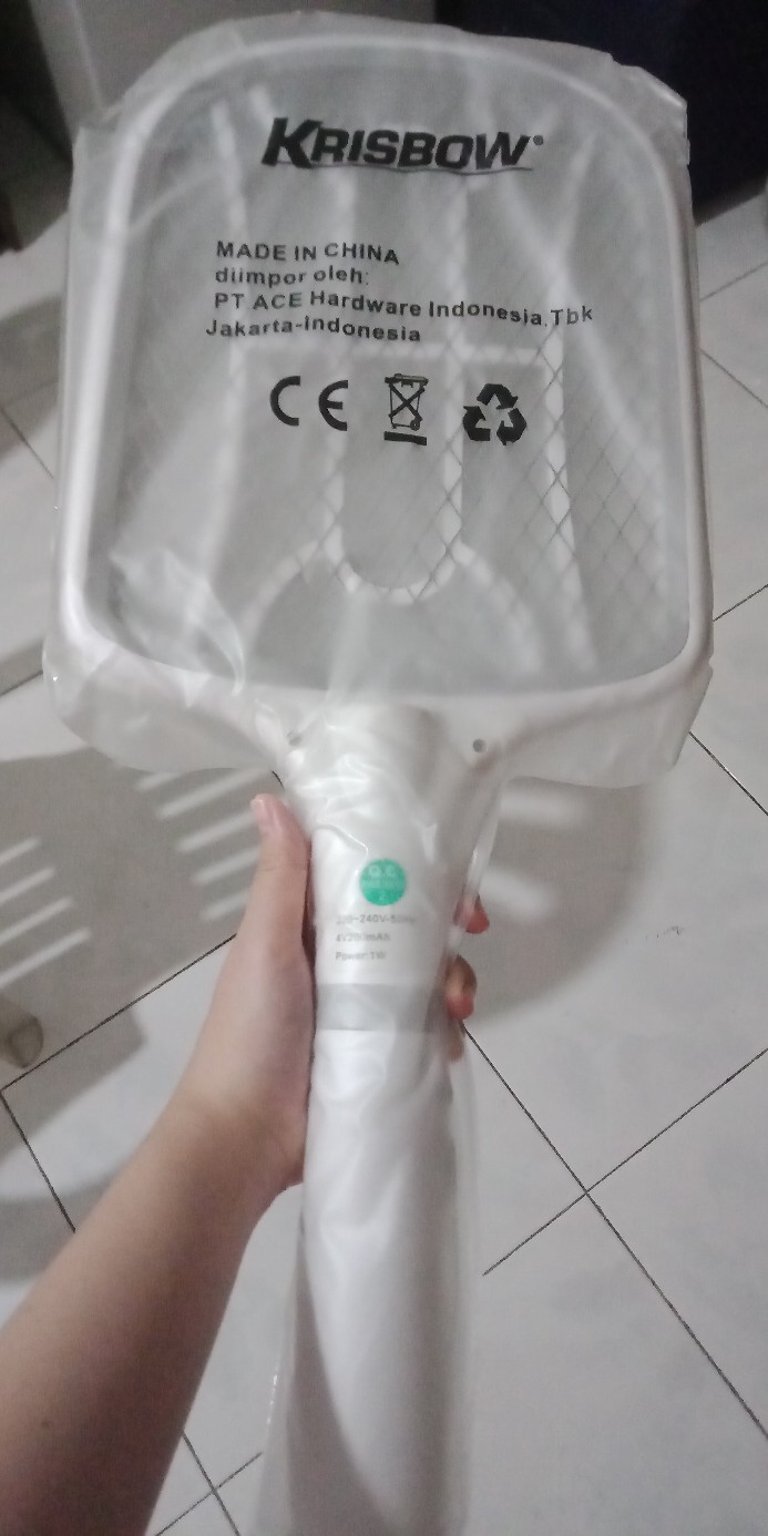 Raket Nyamuk Krisbow + Senter