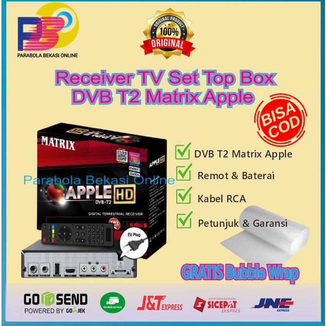 Set Top Box DVB T2 Matrix Apple