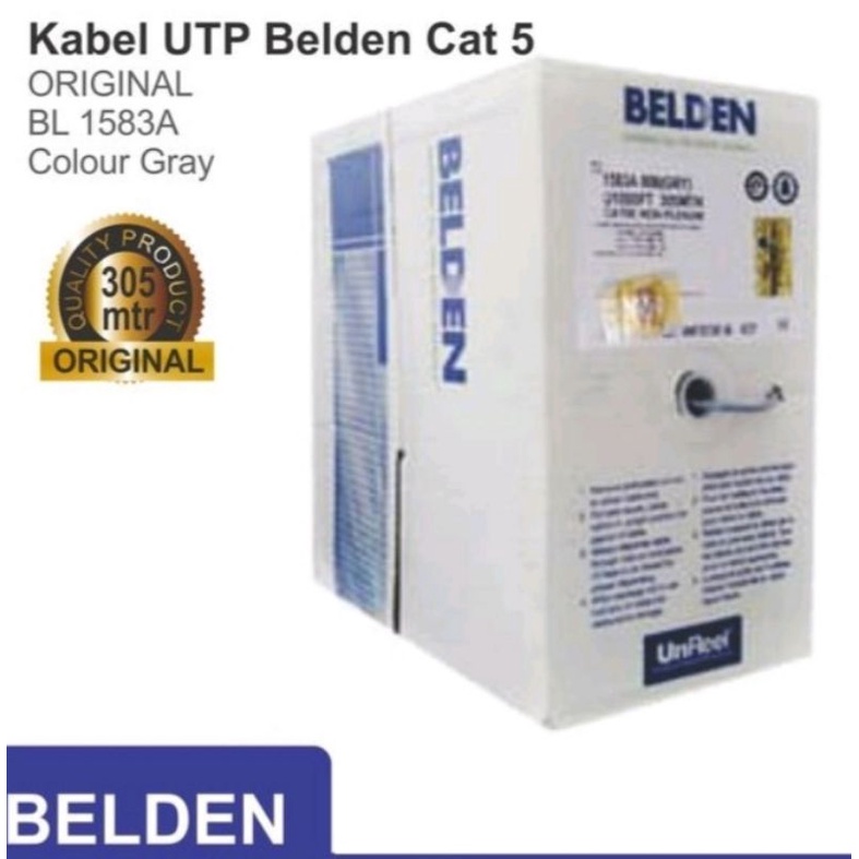 Kabel UTP Belden USA, Cat 5 305m  Original