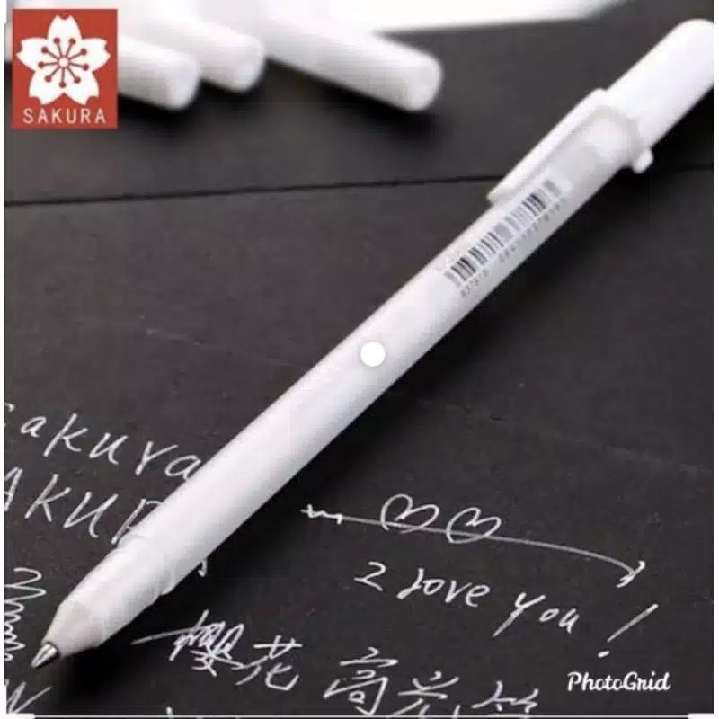 

Sakura Gelly Roll White Pen Pulpen Putih 0.5 mm 0.8 mm 1.0 mm