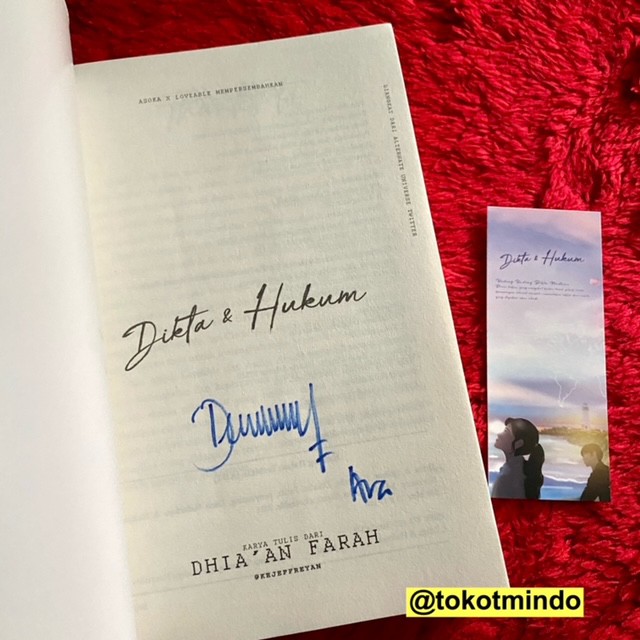 Novel Dikta Hukum Dhia An Farah Dikta Dan Hukum Shopee Indonesia