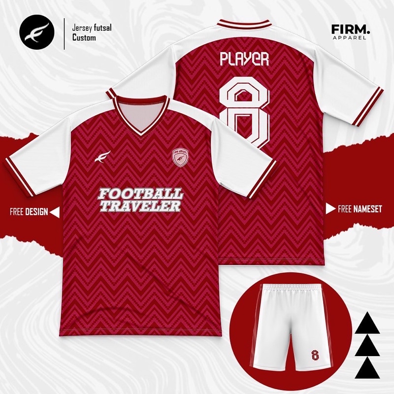 JERSEY FUTSAL CUSTOM / BAJU BOLA STELAN FREE DESAIN JERSEY KAOS FUTSAL SEPAKBOLA