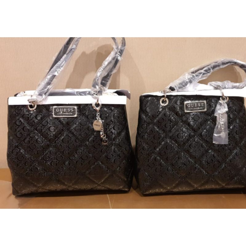 tas guess black new arrival original murah