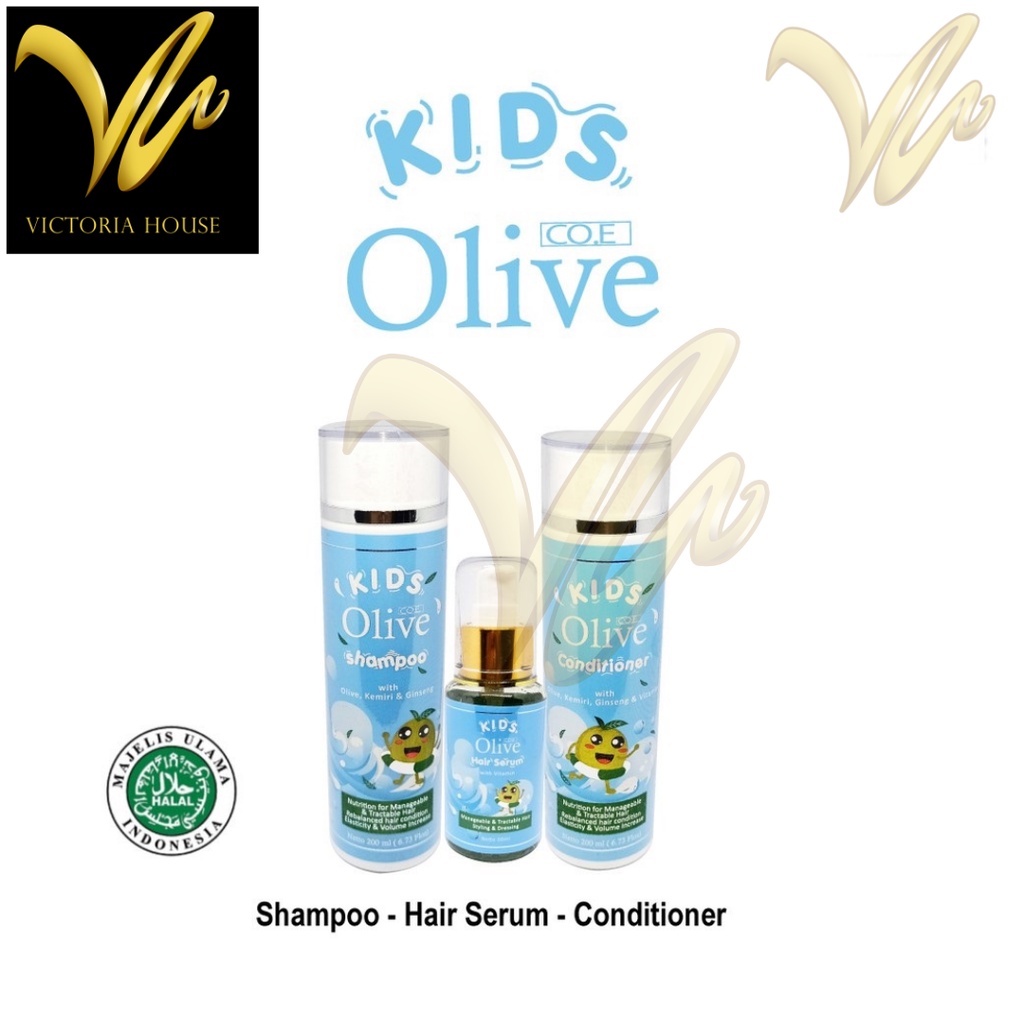 CO.E Olive Hair Treatment | Shampoo | Conditioner | Tonic | Shampo Serum Kids SYB (✔BPOM) (KIM)