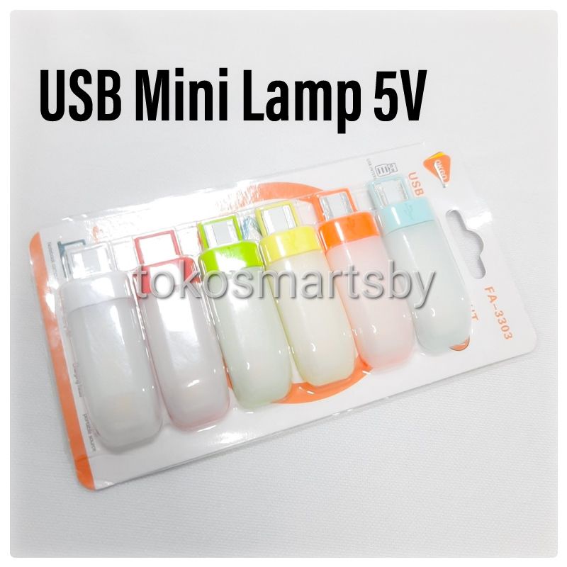 Lampu USB Mini LED Emergency Lamp Reading Lamp FA-3303