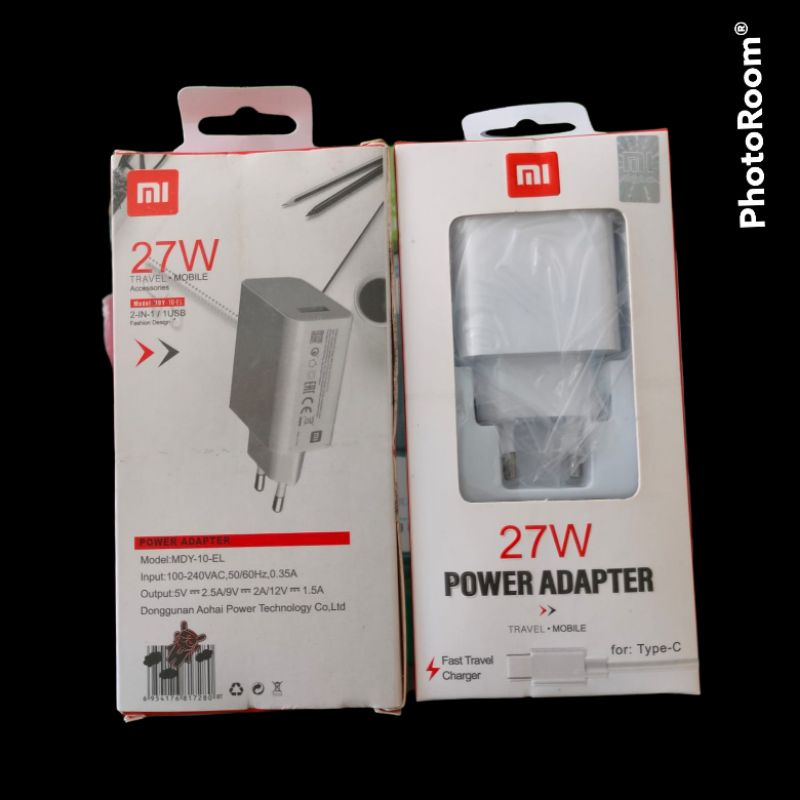 Charger xmi type c 18W 22W 27W 33W 55W Turbo note 7/note 8/note 9/9 pro/poco m3/ M3 pro/X3/X3 pro/F3