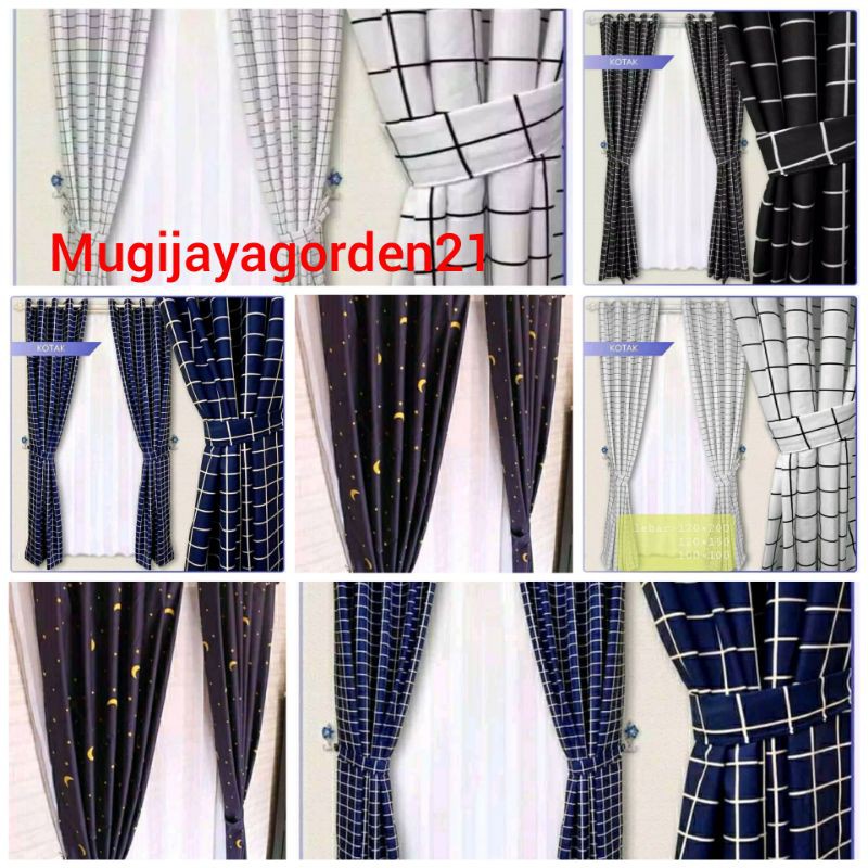 Gorden Jendela Gorden Pintu Hordeng Katun Korden karakter Gorden Kotak