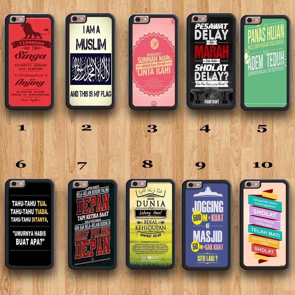 Custom Case Qoutes Muslim Untuk Semua Jenis Hp