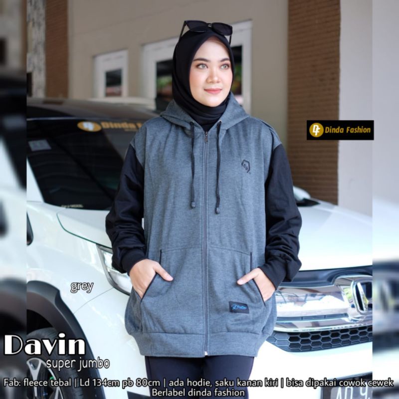 JAKET DAVIN Super Jumbo ORI DINDA