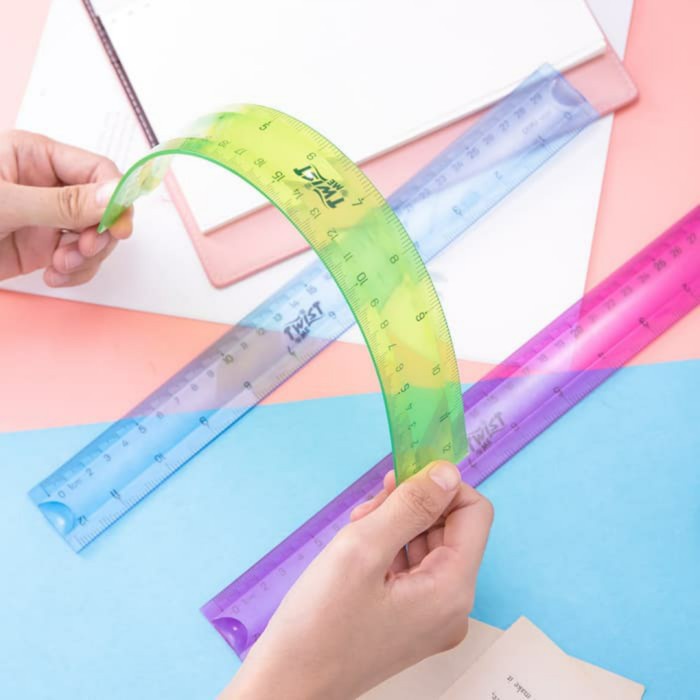 

Penggaris 30 cm fleksibel flexible DELI