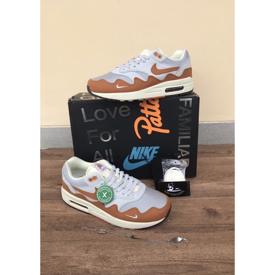 Nike Air Max Airmax 1 Patta Monarch 100% Original Material