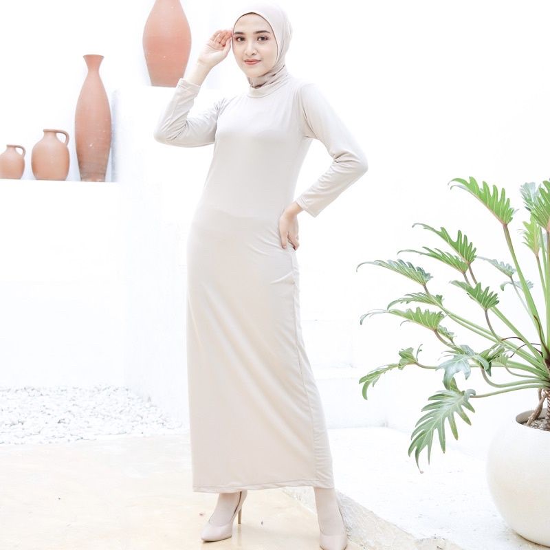 INNER GAMIS LENGAN PANJANG GAMIS LENGAN PANJANG POLOS