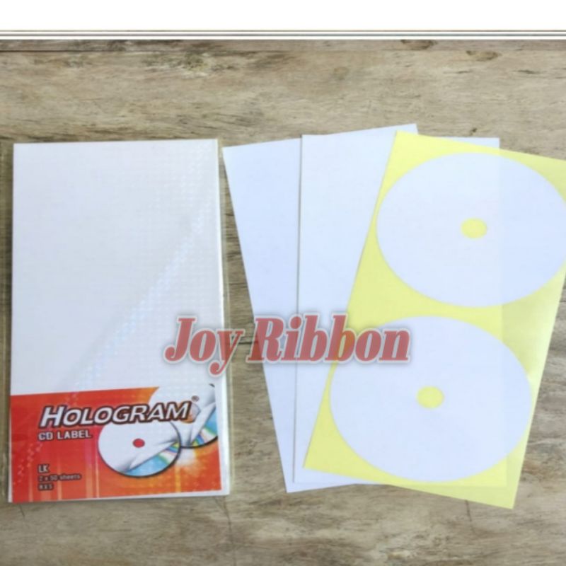 

Lebel CD HVS Merk Hologram Satu Pack Buat 100 CD