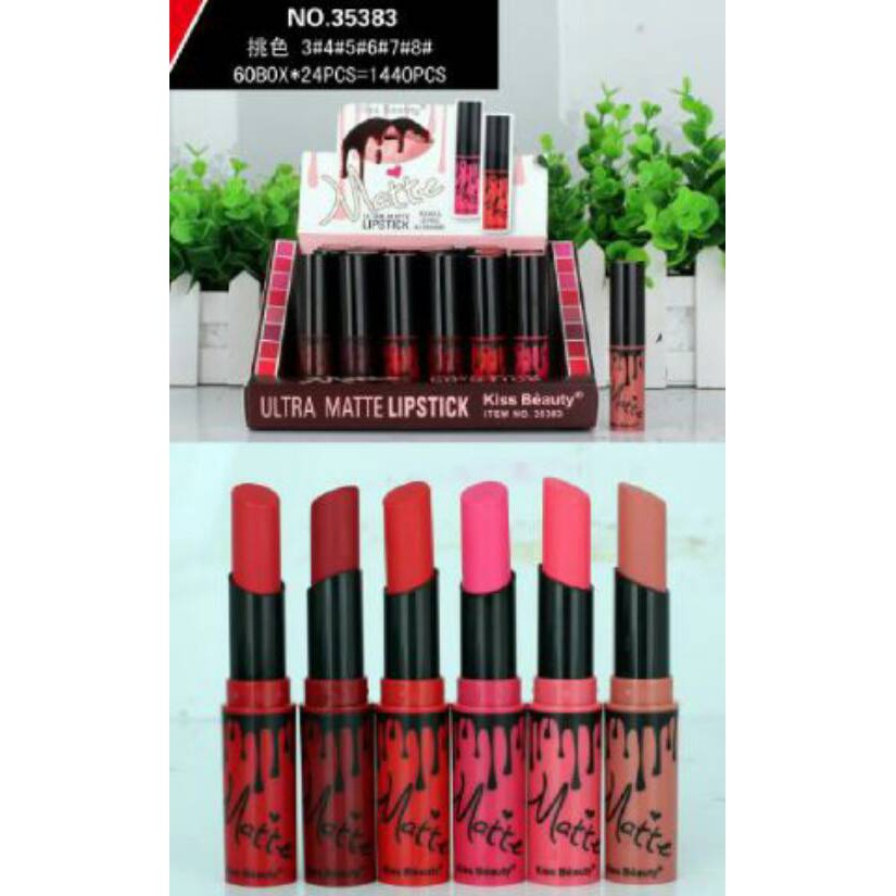 Kylie Lipstick versi putar  -  Lipstick Kylie Matte praktis 