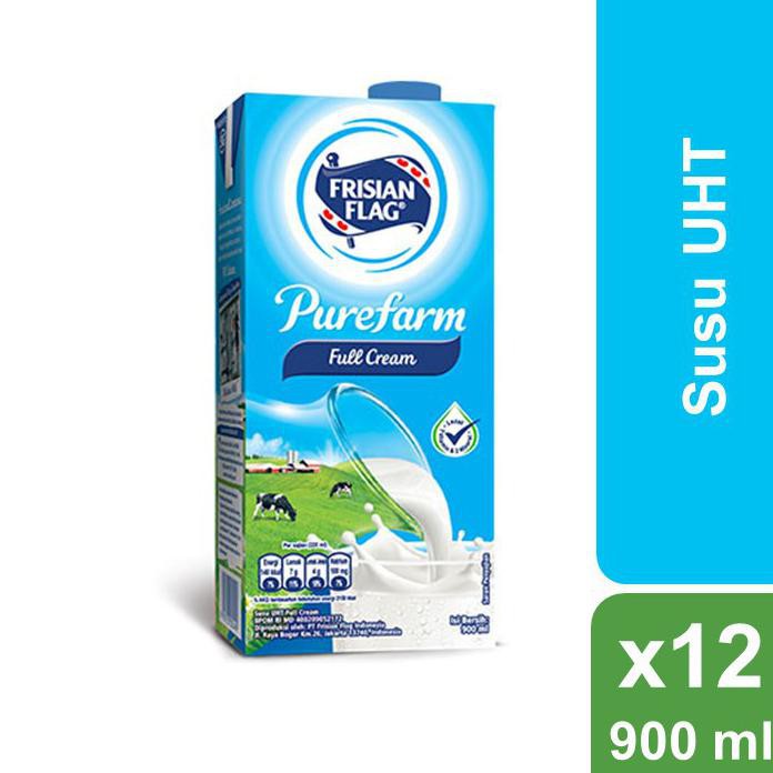 

( BISA COD ) Frisian Flag Family UHTM Fullcream Carton Pack 12x900ml DISKON [Kode 1|Kode 2|Kode