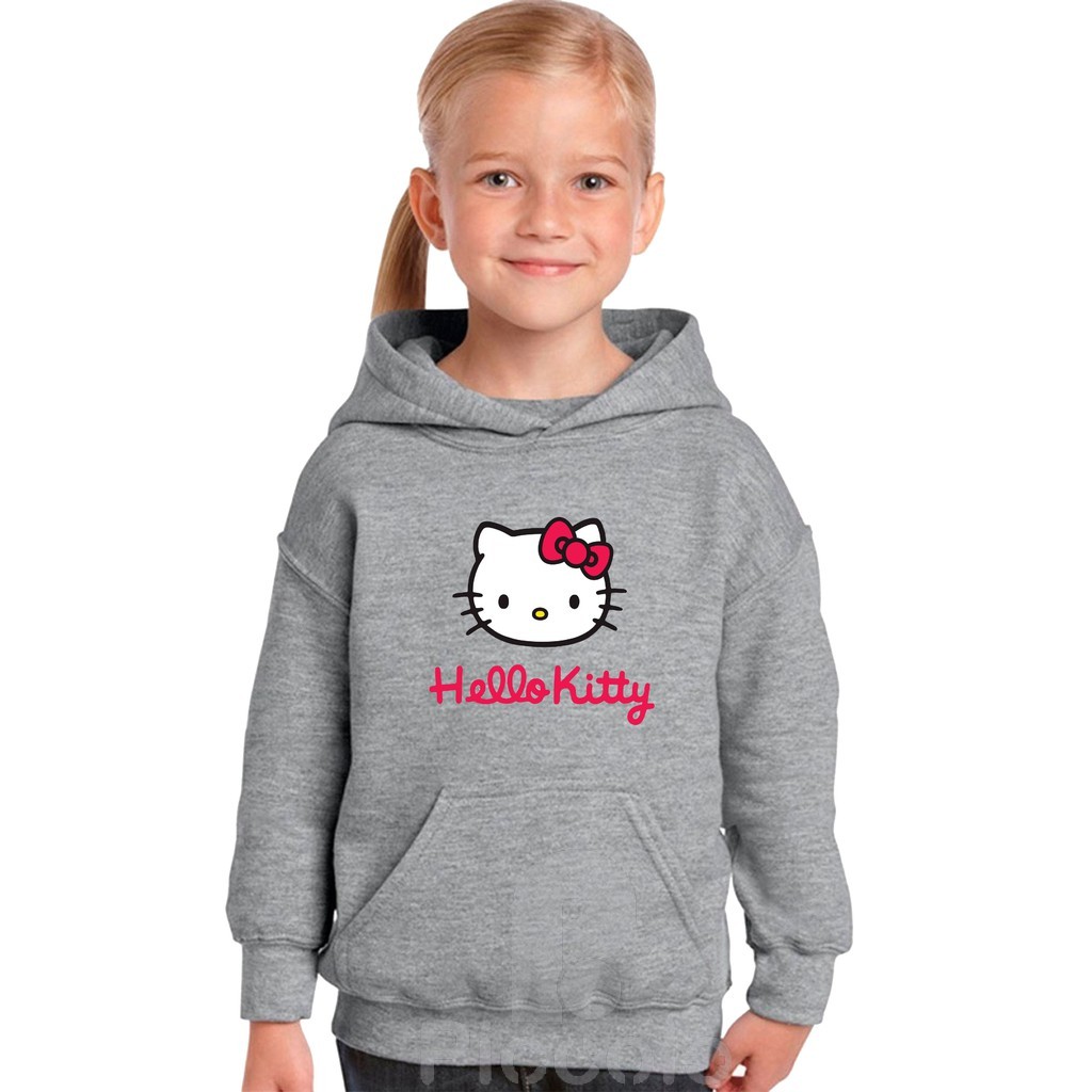 Jaket switer anak hello kitty jaket hoodie anak laki laki / perempuan Bahan Premium