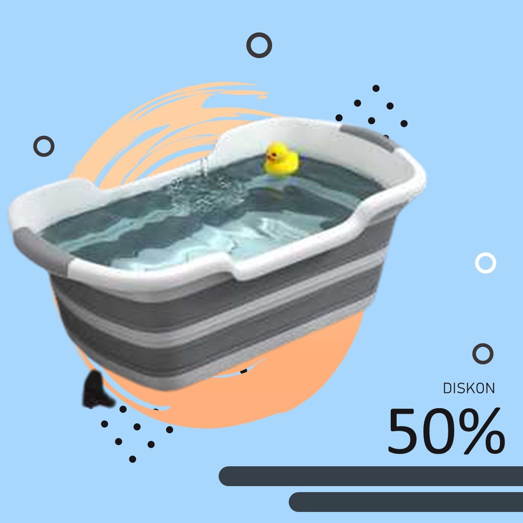 DISKON CUMA SAMPAI JAM 9 MALAM INI bak mandi bayi bak mandi bayi lipat bak mandi bayi baru lahir bat