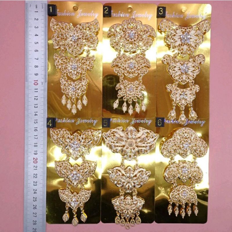 Bros Kebaya Susun 3 / Bros Kebaya Warna Emas Terlaris