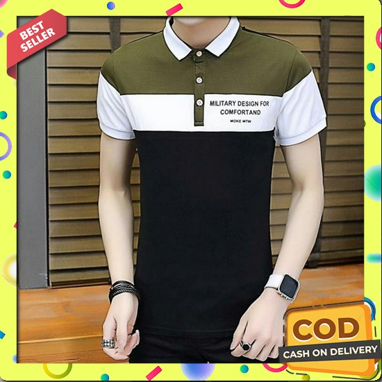 [ Cun Nam ] Kaos Kerah Pria Dewasa / Kaos Kerah Polos / Kaos Kerah Pria / Kaos Kerah / Kaos Kerah Pr