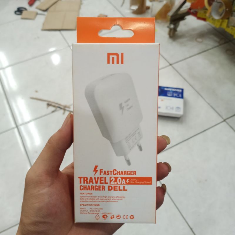 Tc Travel Charger Dell 2.0A 1Usb Brand XIAOMI Kwalitas Mantapp