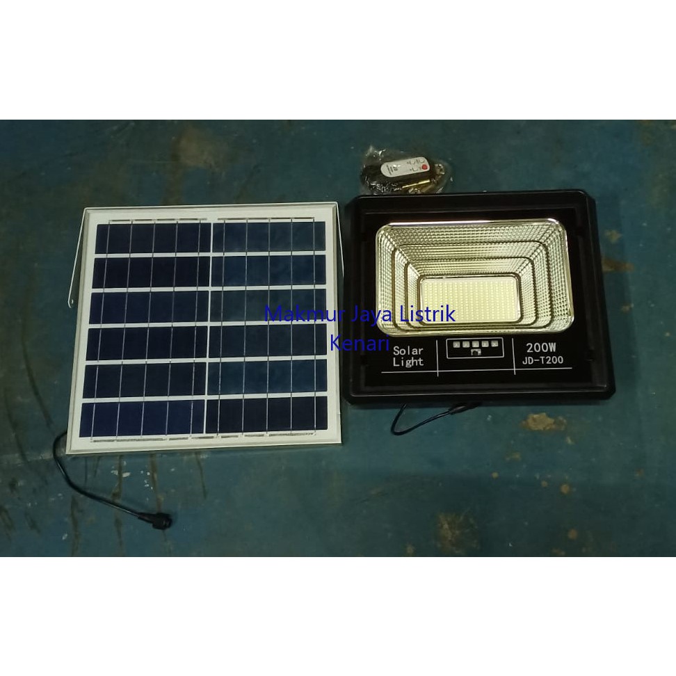 LED SOROT 200W SOLAR CELL PANEL SURYA FLOODLIGHT Lampu tembak 200 watt