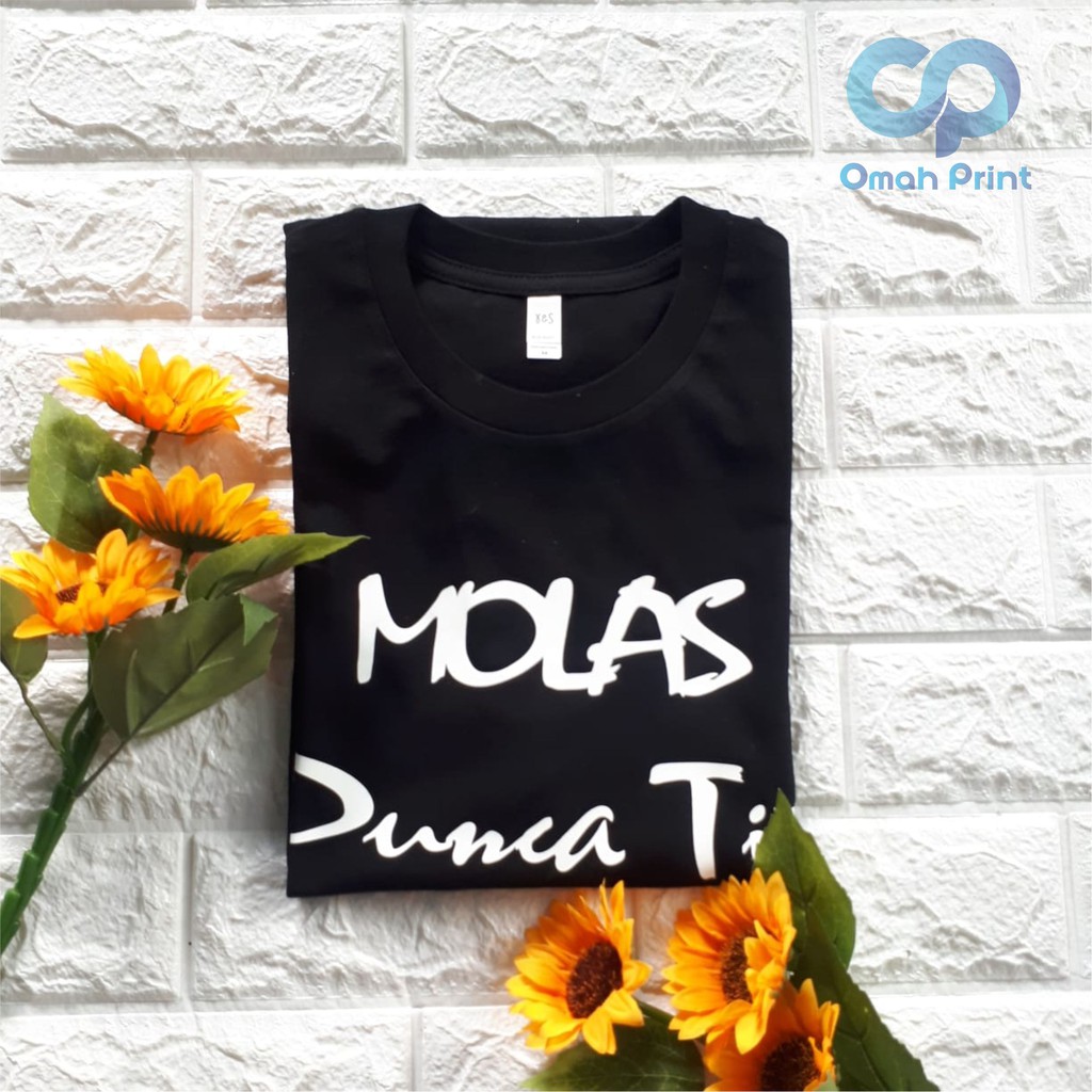 KAOS SABLON SATUAN II KAOS CUSTOM II TANPA MINIMAL ORDER