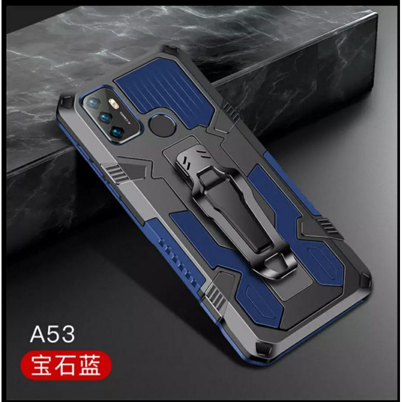 CASE HP OPPO A53 CASING STANDING BLAK kLIP HARD CASE ROBOT NEW COVER HP MURAH UNTUK OPPO A53/A33