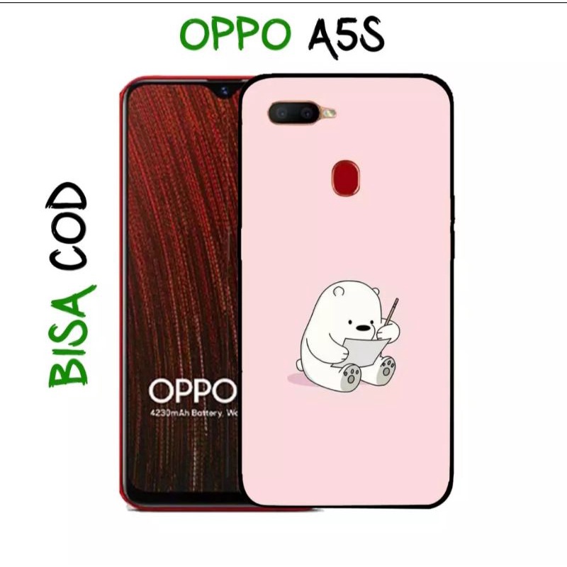SHOWCASE CASE OPPO A5S/A7 DESIGN AESTHETIC BEAR SERIES