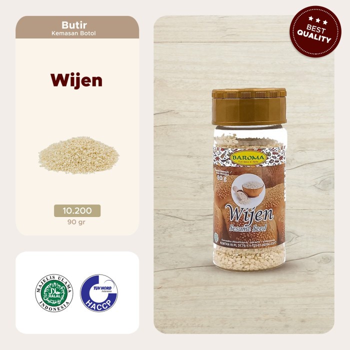 

Wijen / Sesame Seed 50g - Baroma Bumbu rempah