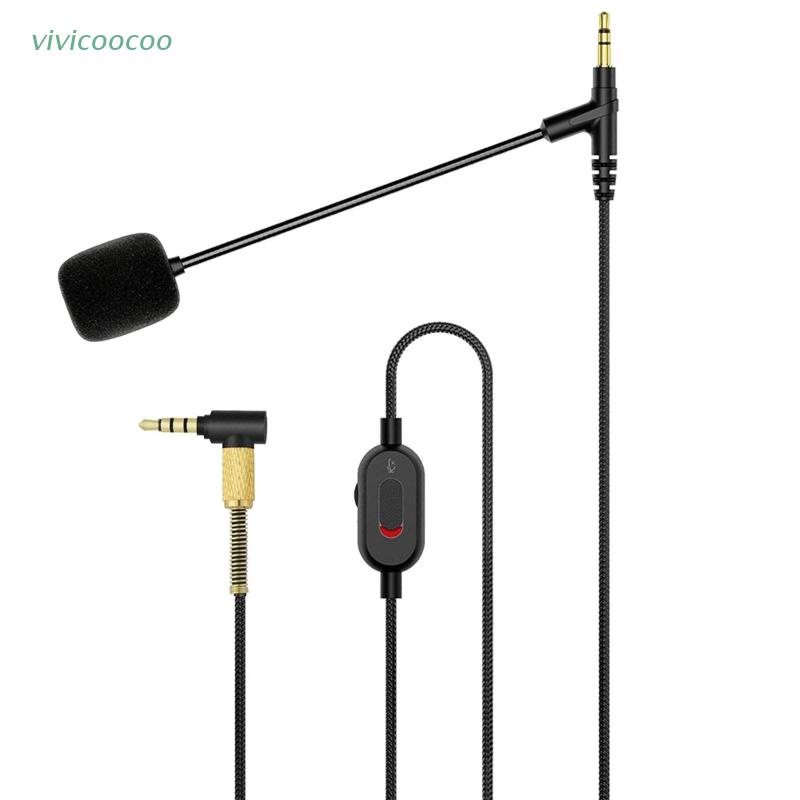 Vivi Kabel Kepang Pengganti Dengan Mikrofon Eksternal Untuk Headphone Sony WH-1000XM4 WH-1000XM3 WH-1000XM2 MDR-1AM2