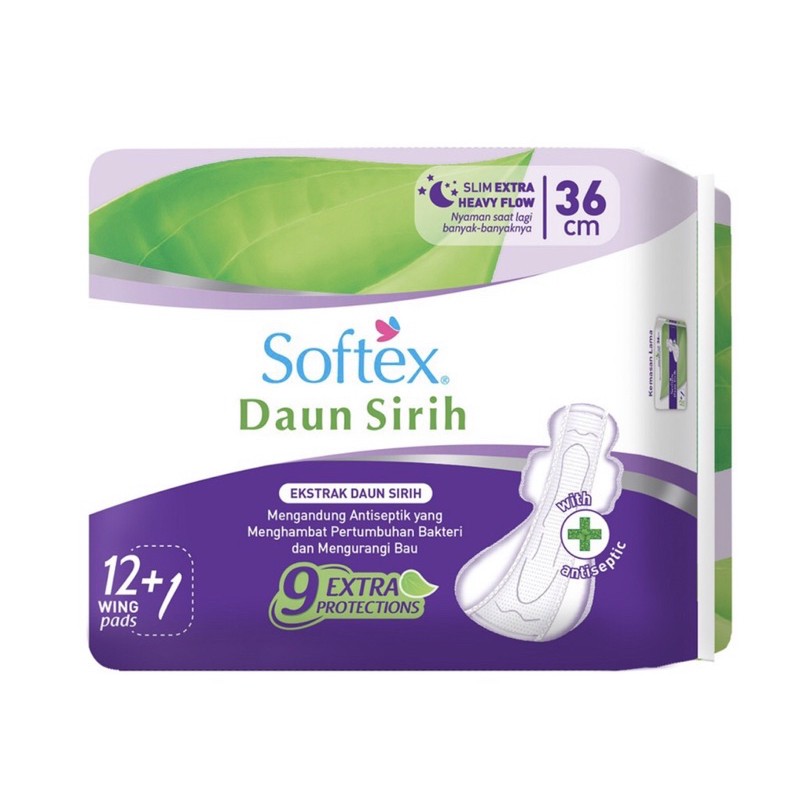 Softex Daun Sirih Slim / pembalut (6pads)