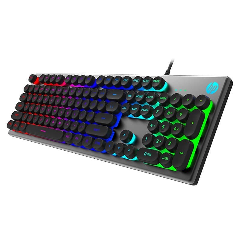 Keyboard Gaming HP K500Y RGB Membrane (Rubber Dump) Keyboard