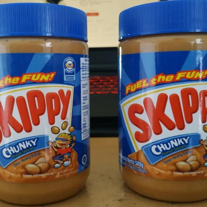 

Promo Awal tahun selai kacang skippy chunky peanut butter 500 gram New!!! Diskon