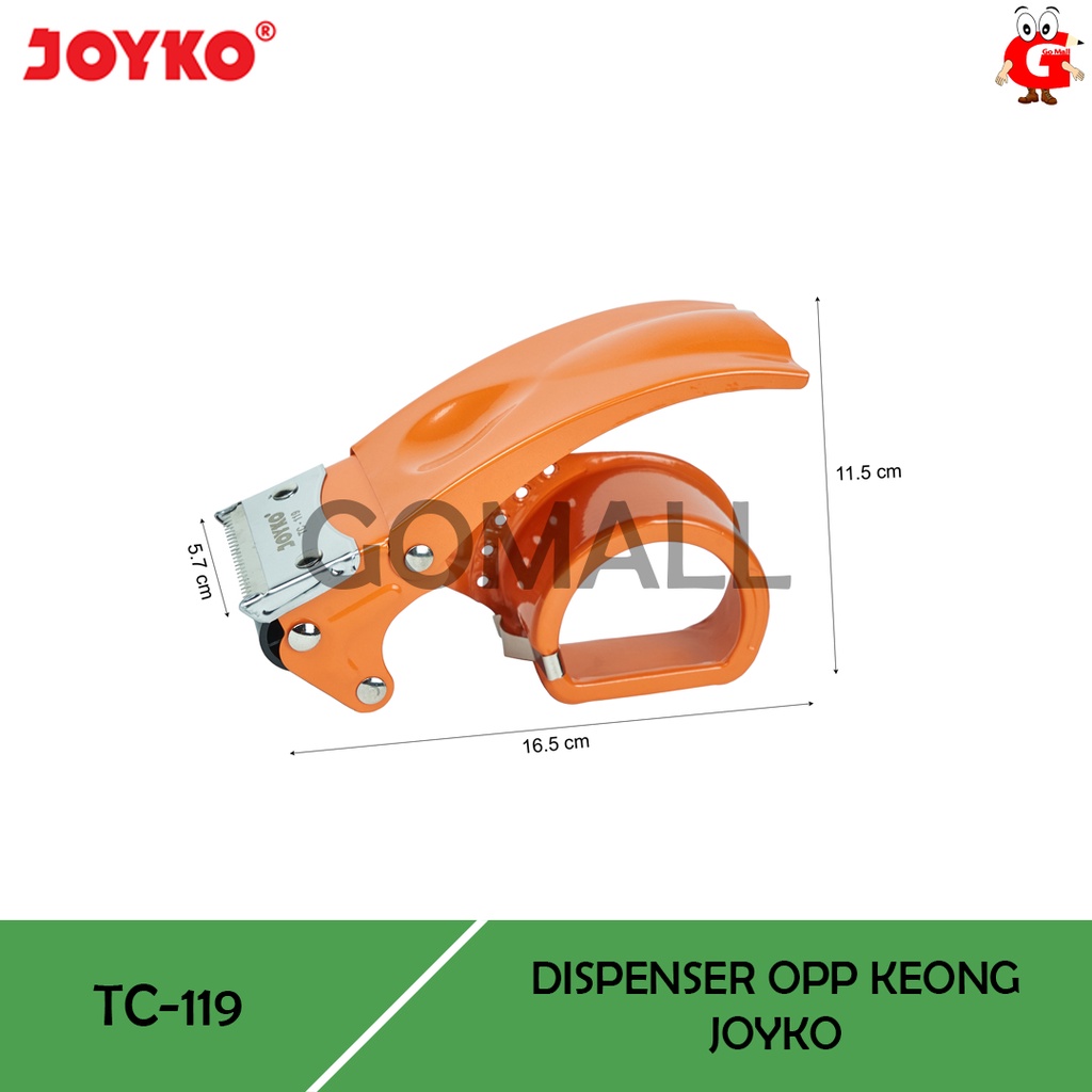 

Tape Dispenser Tape Cutter Pemotong Pita Perekat Joyko TC-119