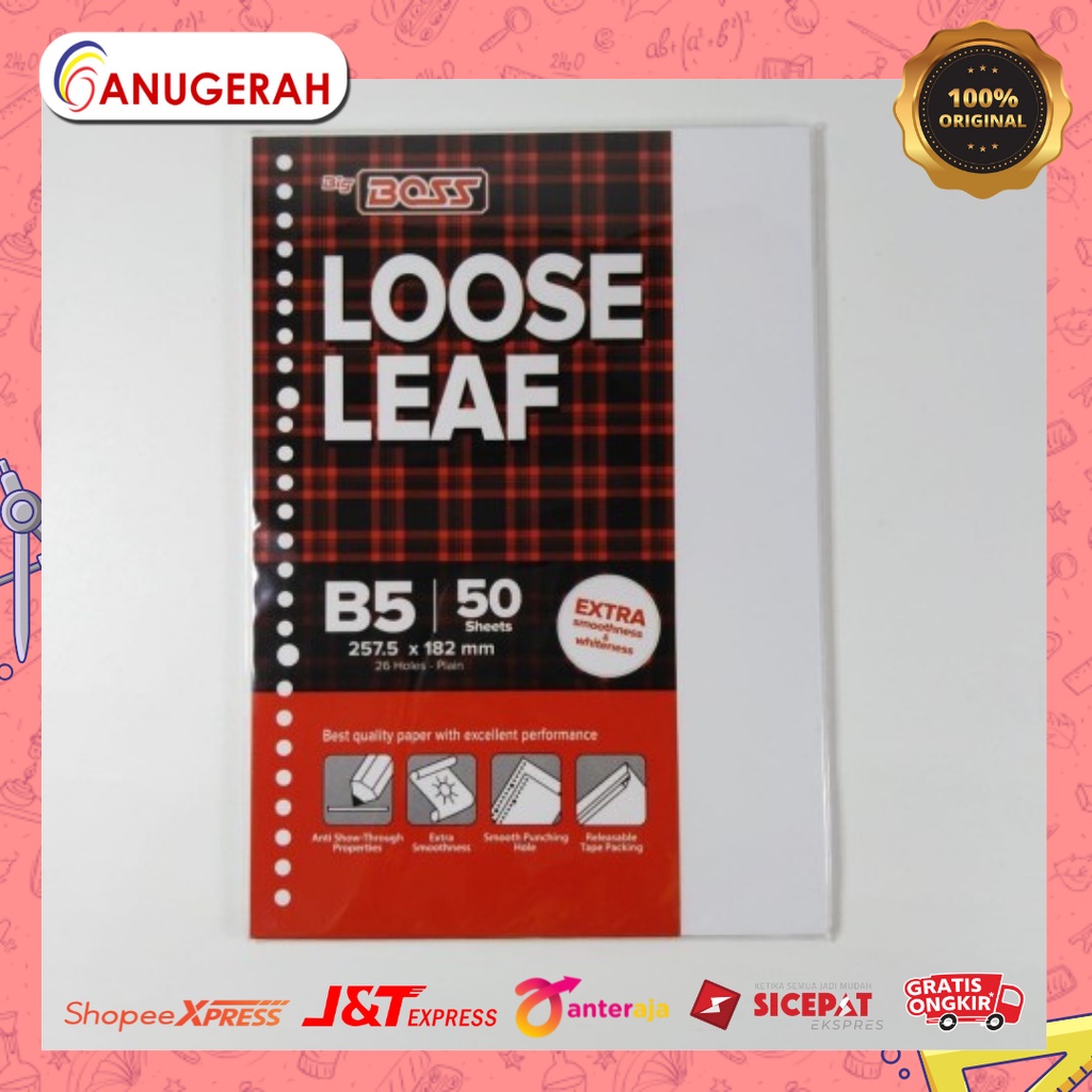 

BIG BOSS B5-50 POLOS LOOSE LEAF / ISI BINDER