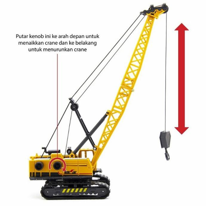 Diecast Toys Kingdom Cruzer Mobile Crane / Truck Construction / Mainan