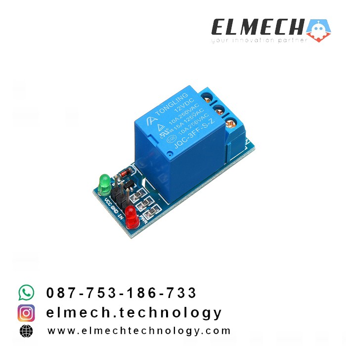 Jual Modul Relay 1 Channel Arduino SPDT 5V pin Shopee Indonesia