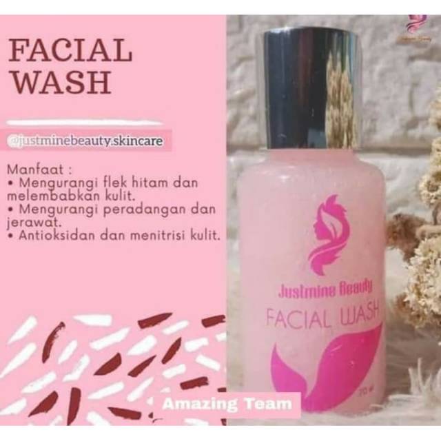 ECER FACIAL WASH JUSTMINE || ECER TONER JUSTMINE || FACIALWASH JUSTMINE || TONER JUSTMINE ECER