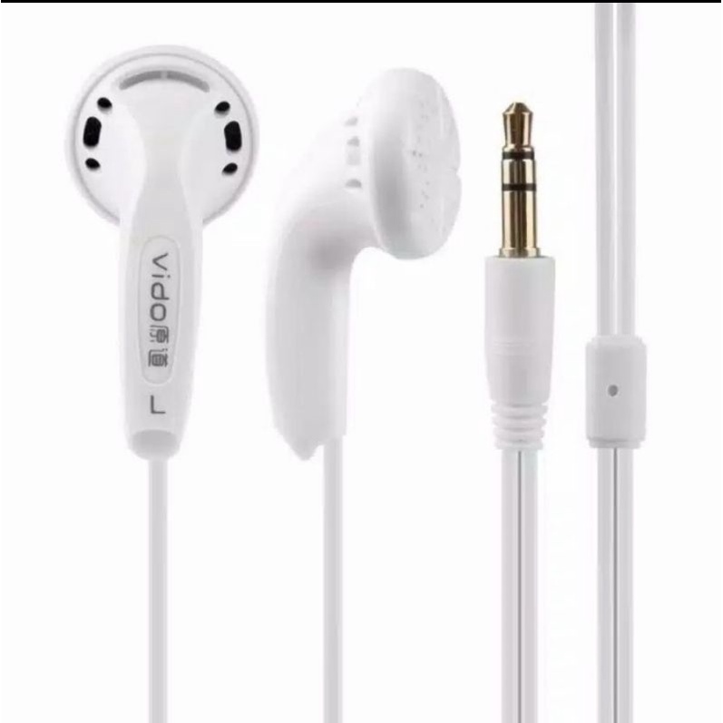 Headset Earphone Vido Earbud Earbuds Legend No Mic