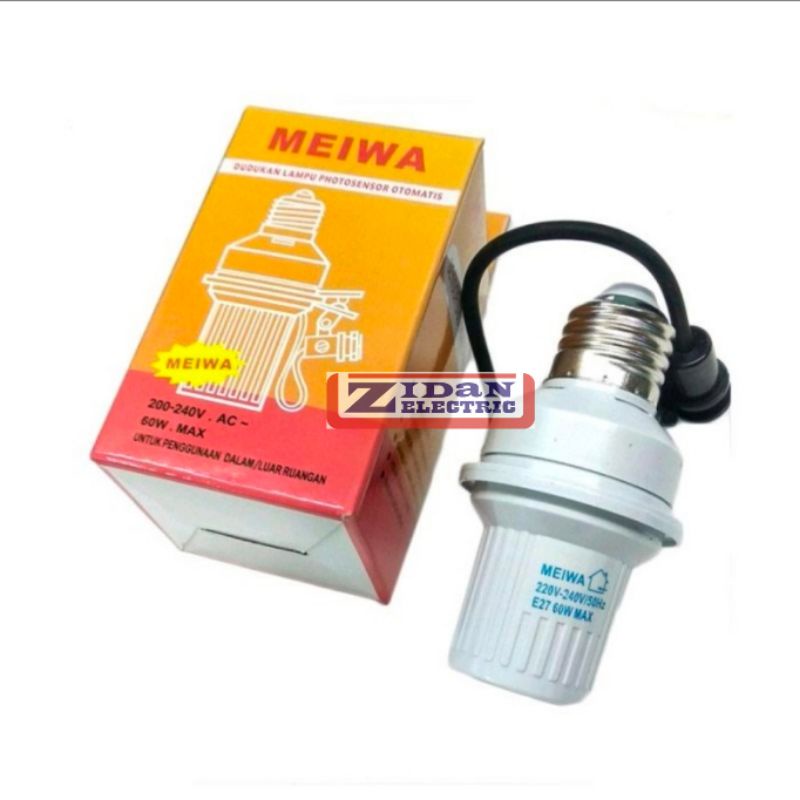 Fitting Lampu Sensor Cahaya Otomatis Meiwa Lovov