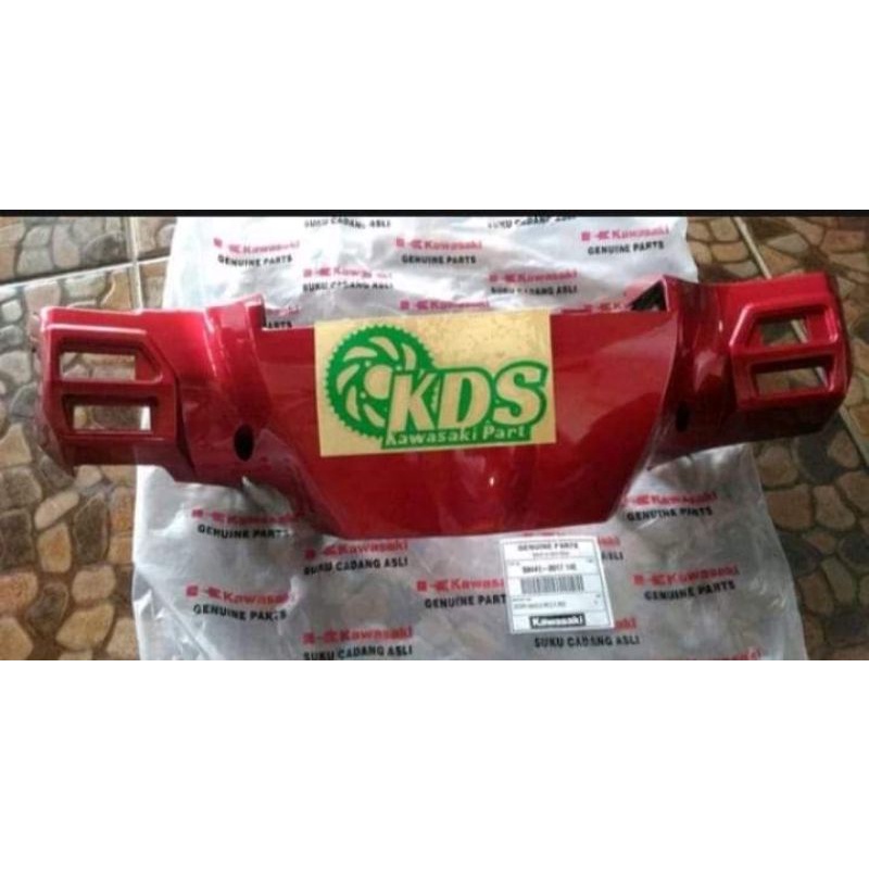 batok kepala depan & belakang merah motor Kawasaki ZX 130