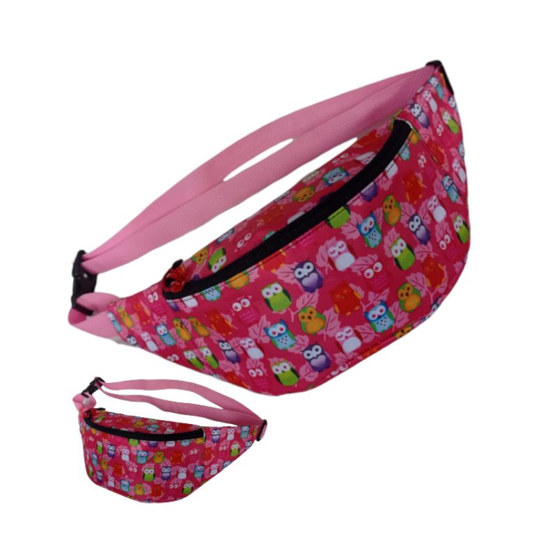 waistbag anak pria wanita karakter/tas pinggang anak/selempang anak/grosir tas anak slingbagkonveksi