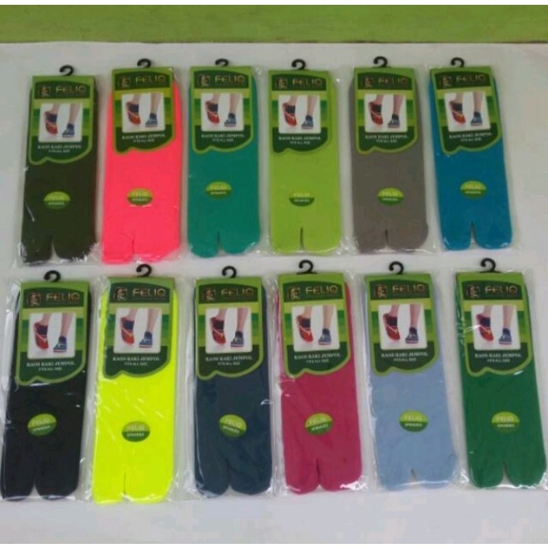 5 pasang kaos kaki jempol sematakaki Fashion Remaja DEWASA warna warni
