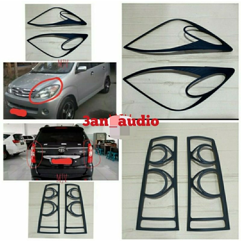 paket garnis lampu depan & Belakang Mobil avanza Xenia OL 2007-2011