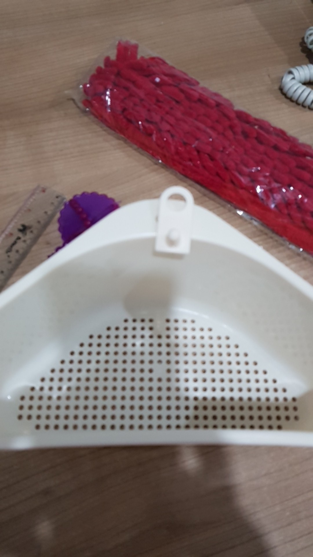 Rak Sudut Wastafel Segitiga - Rak Cuci Piring