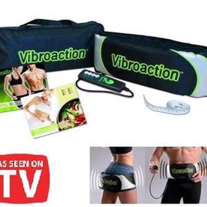 Alat Pelangsing Vibroaction / Sabuk Pelangsing Perut Pinggang / Vibroaction Slimming Belt / Alat Pijat Getaran / Alat Pembakar Lemak