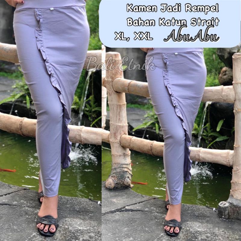 Kamen Jadi Setrait polos rumbai/ Kamen jadi Bali/ Kamen murah