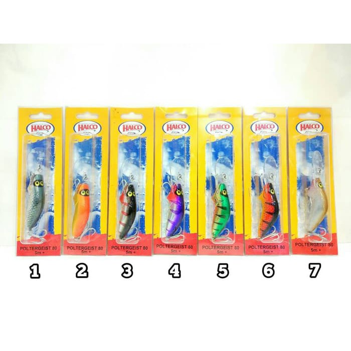 Termurah  Lure Halco Poltergeist 80