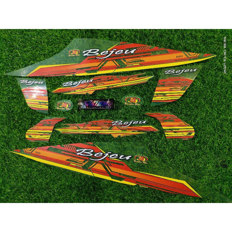 STRIPING BEAT KARBU LIVERY BUS BEJEU TRANSPARAN