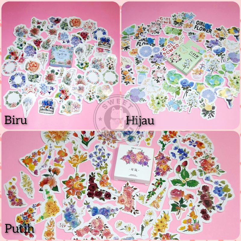 

Stiker Fancy Desain Bunga Flower and Plants